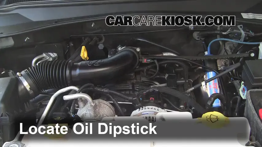 2011 Dodge Nitro Heat 3.7L V6 Aceite Controlar nivel de aceite